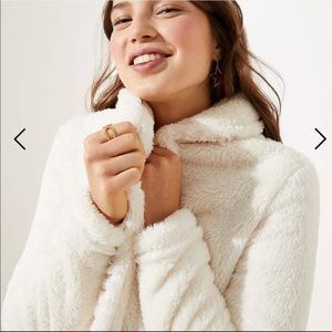 LOFT Cozy Plush Fleece Jacket
